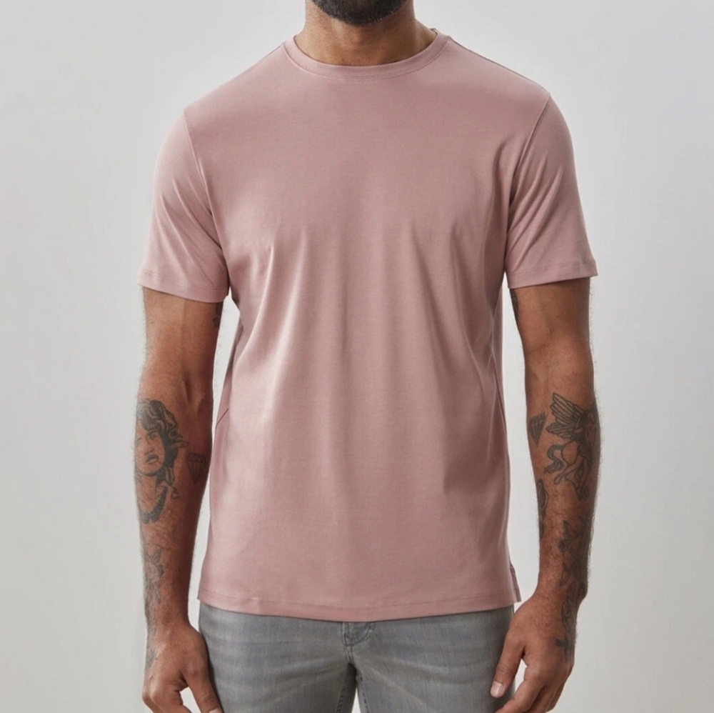 Robert Barakett Tee Crew Neck Short Sleeve Woodrose XXL